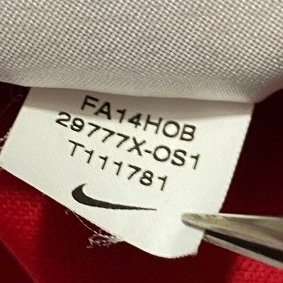 Ohio State University Nike Dri-Fit Jacket – Red – Adult Medium – Zip-Up - Picture 9 of 12